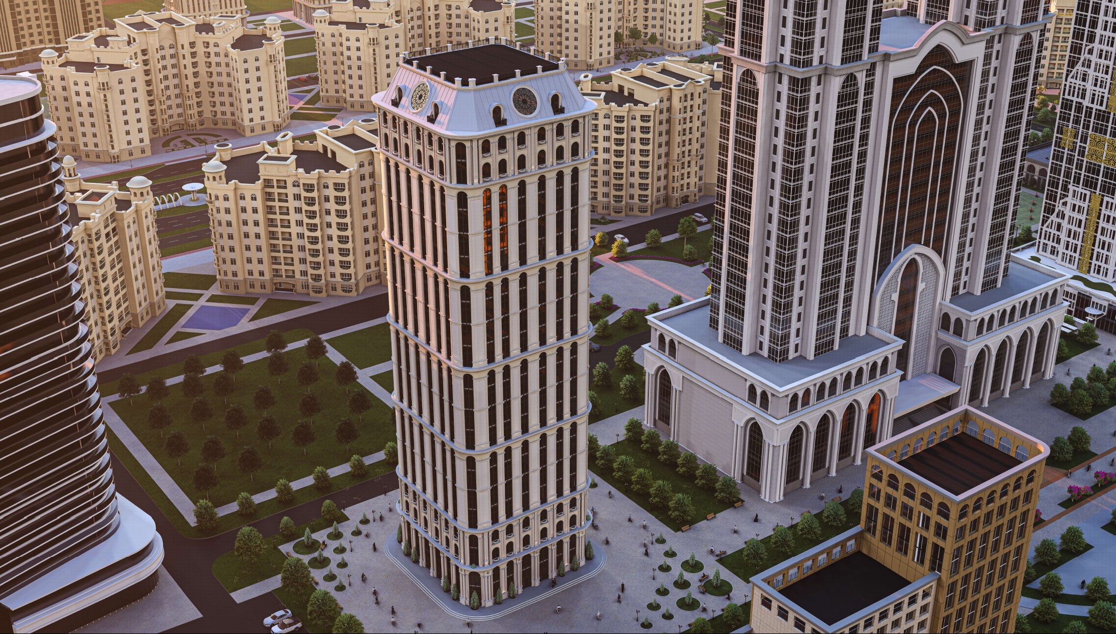 ЖК Манор — архитектура